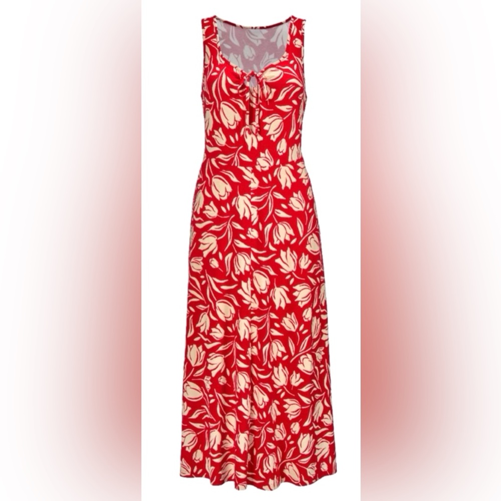 CAbi Tearoom Maxi Dress Spring 2023 Limited. Size L.